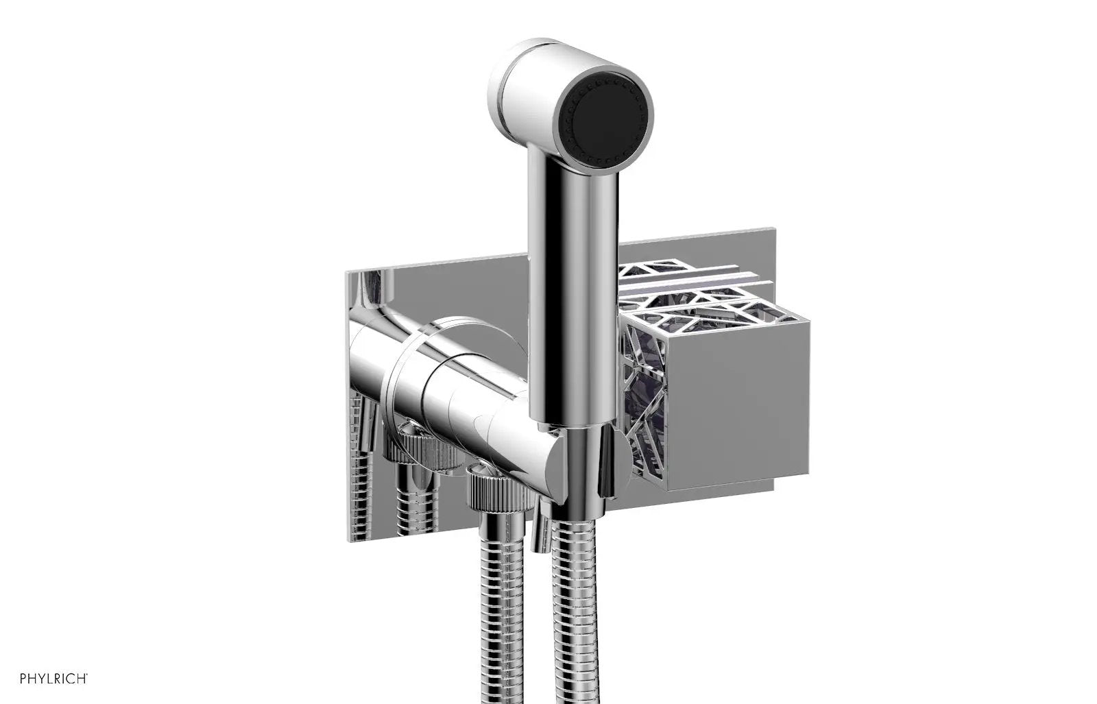 polished chrome bidet