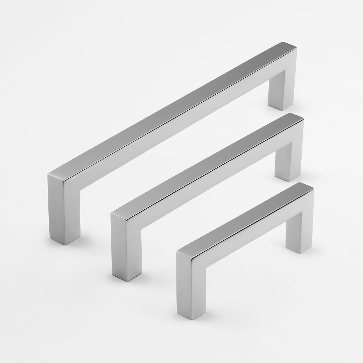 polished chrome pull