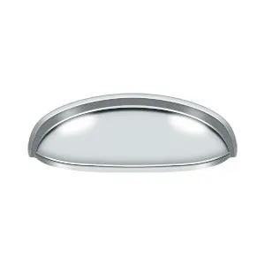 polished chrome shell pull