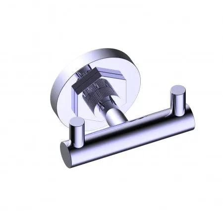 polished chrome robe hook