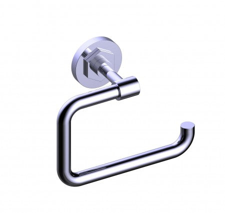 polished chrome tissue holder