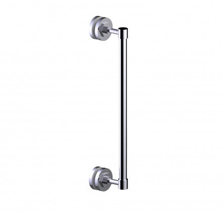 polished chrome door handle