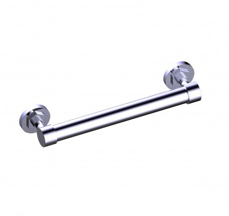 polished chrome grab bar
