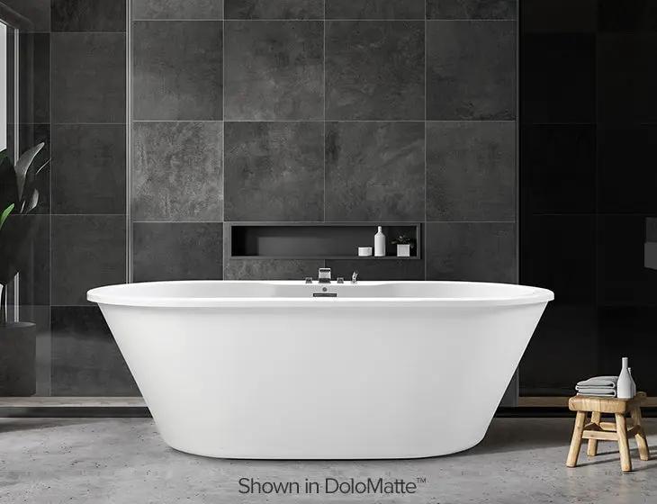 white bathtub