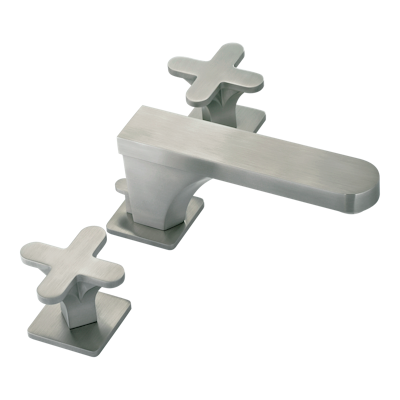 THG Paris Profile Metal Widespread Lavatory Set with Drain by THG Paris