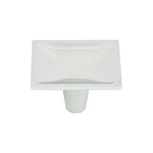 polished chrome knob