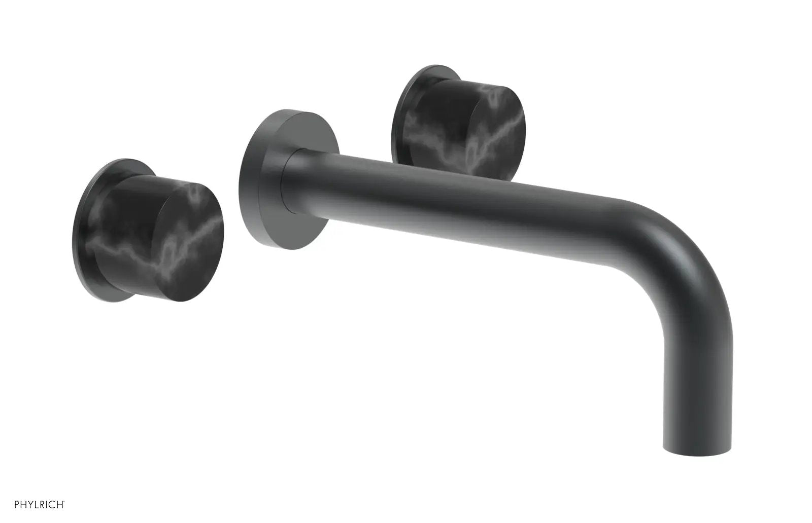 Phylrich BASIC II Wall Lavatory Set - Black Marble by Phylrich
