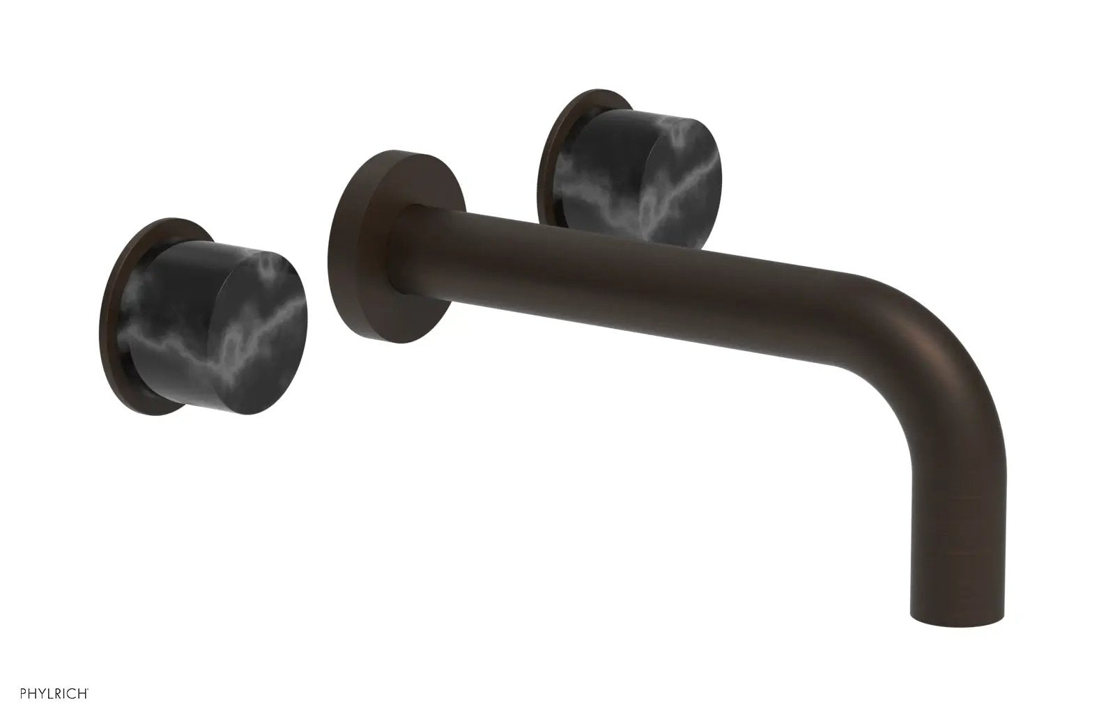 Phylrich BASIC II Wall Lavatory Set - Black Marble by Phylrich
