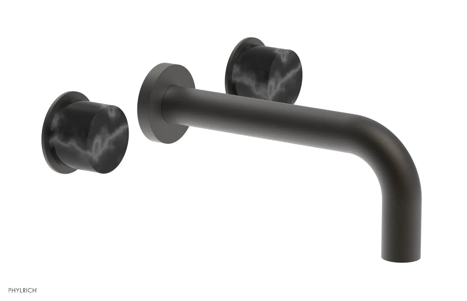 Phylrich BASIC II Wall Lavatory Set - Black Marble by Phylrich