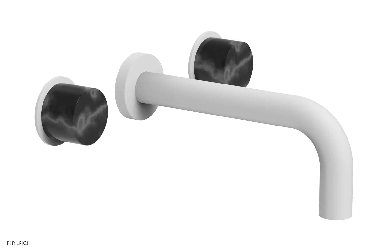 Phylrich BASIC II Wall Lavatory Set - Black Marble by Phylrich