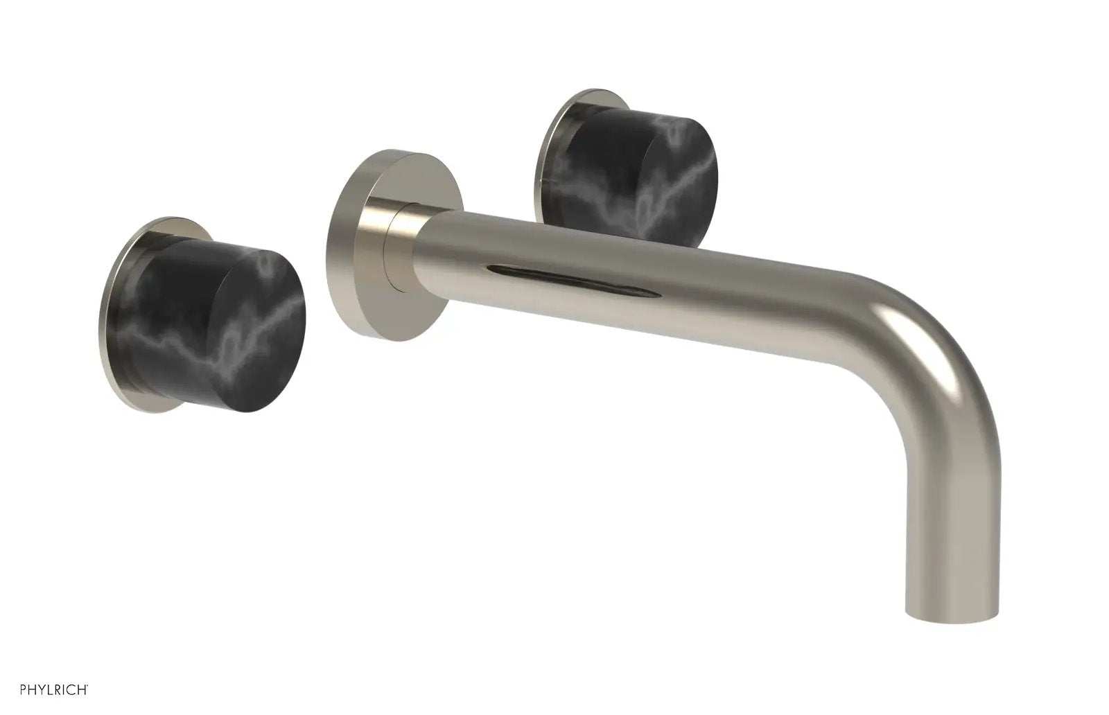 Phylrich BASIC II Wall Lavatory Set - Black Marble by Phylrich