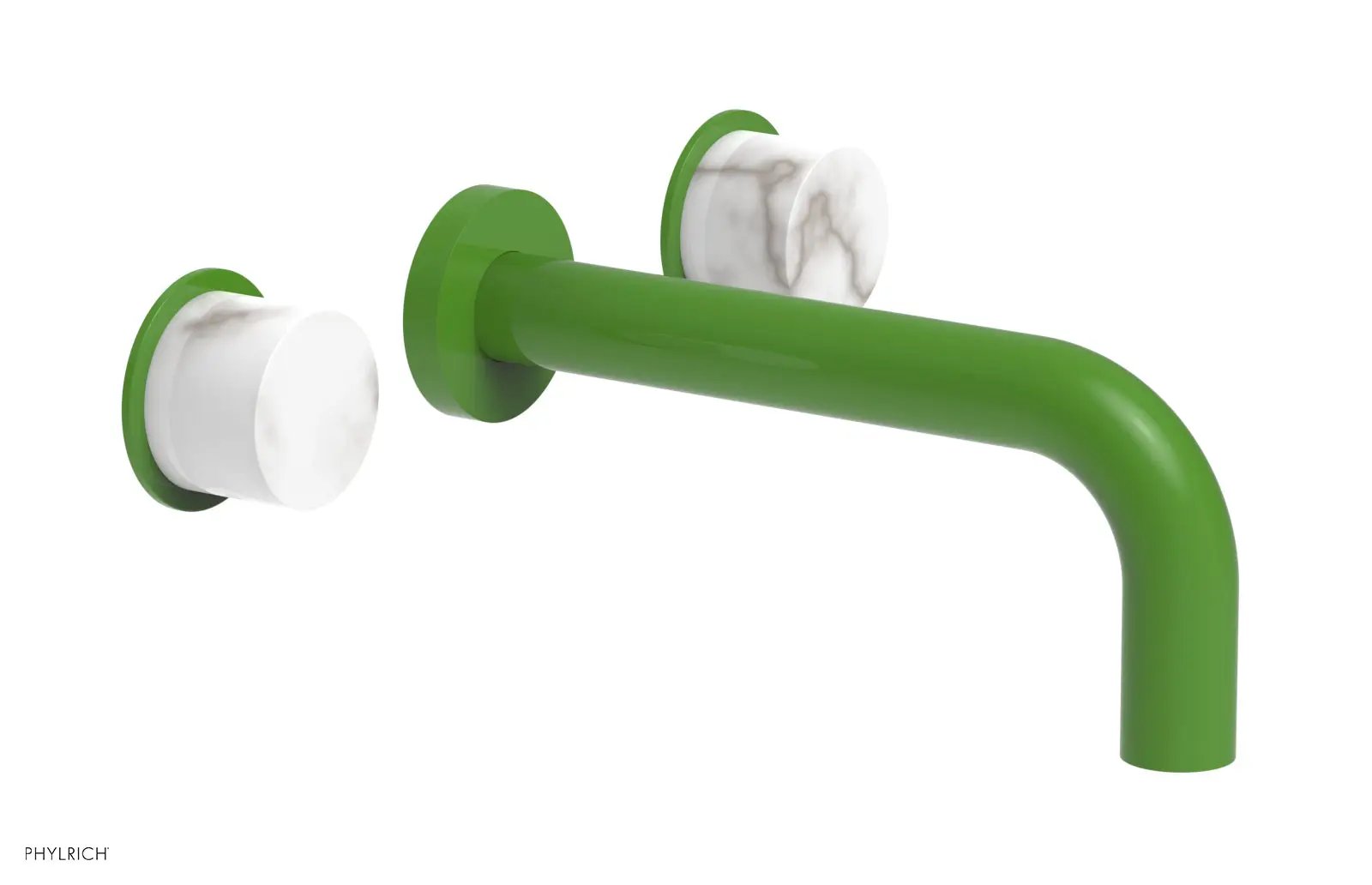 Phylrich BASIC II Wall Lavatory Set - White Marble by Phylrich