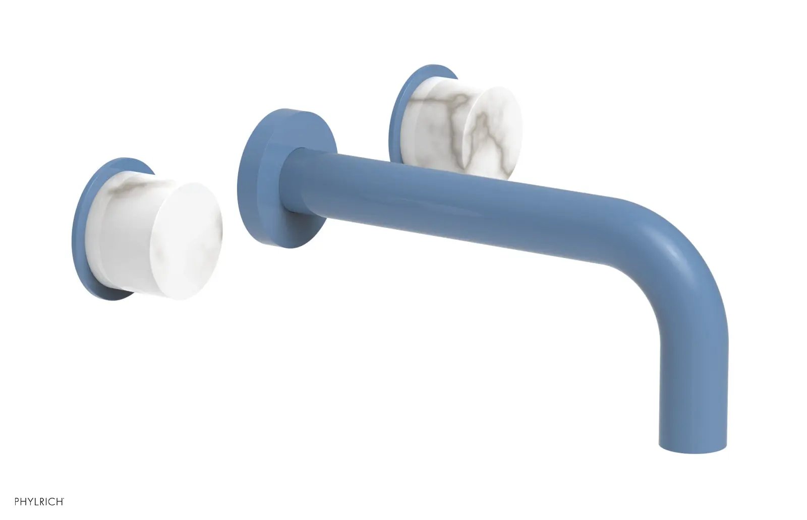 Phylrich BASIC II Wall Lavatory Set - White Marble by Phylrich