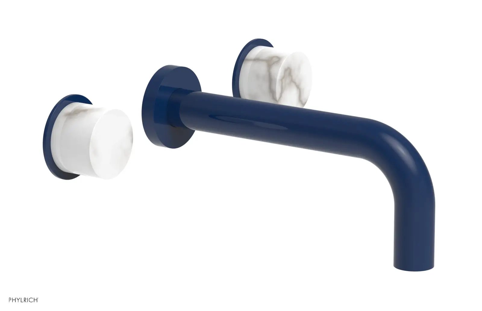 Phylrich BASIC II Wall Lavatory Set - White Marble by Phylrich