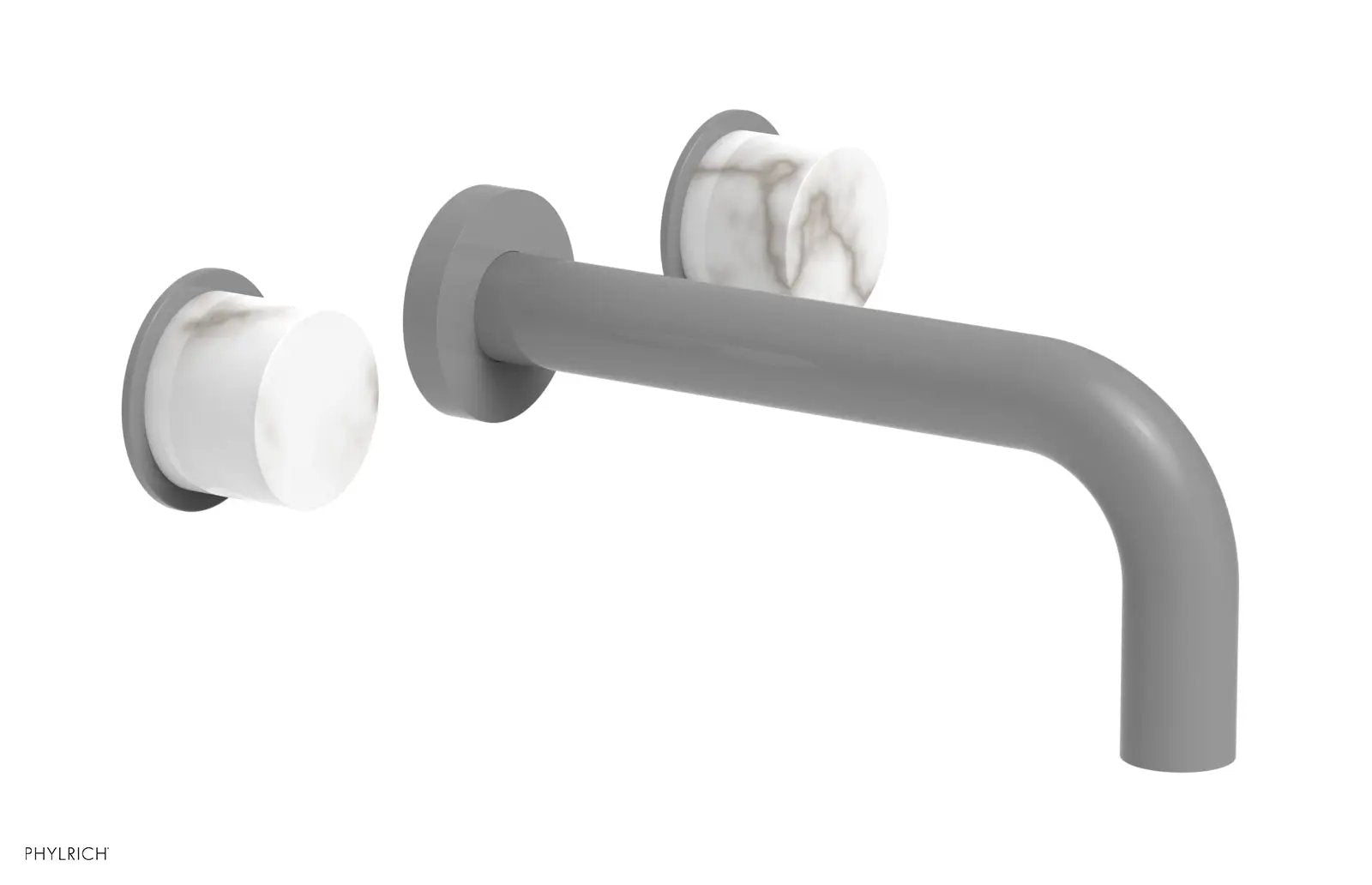 Phylrich BASIC II Wall Lavatory Set - White Marble by Phylrich