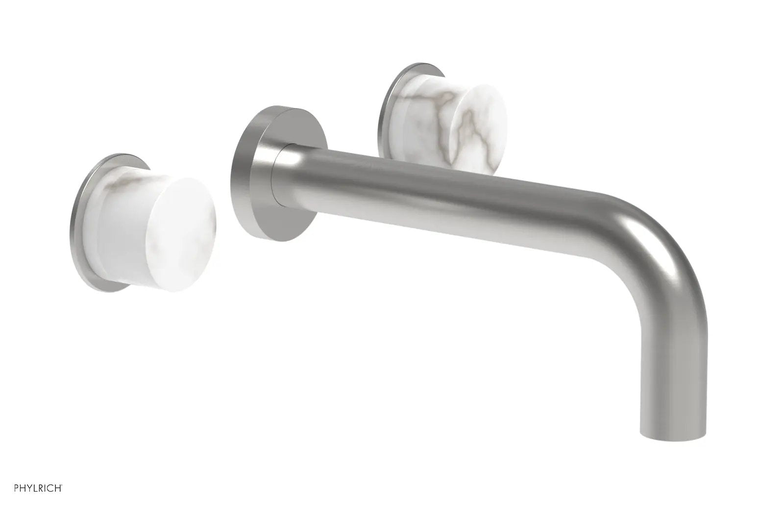 Phylrich BASIC II Wall Lavatory Set - White Marble by Phylrich