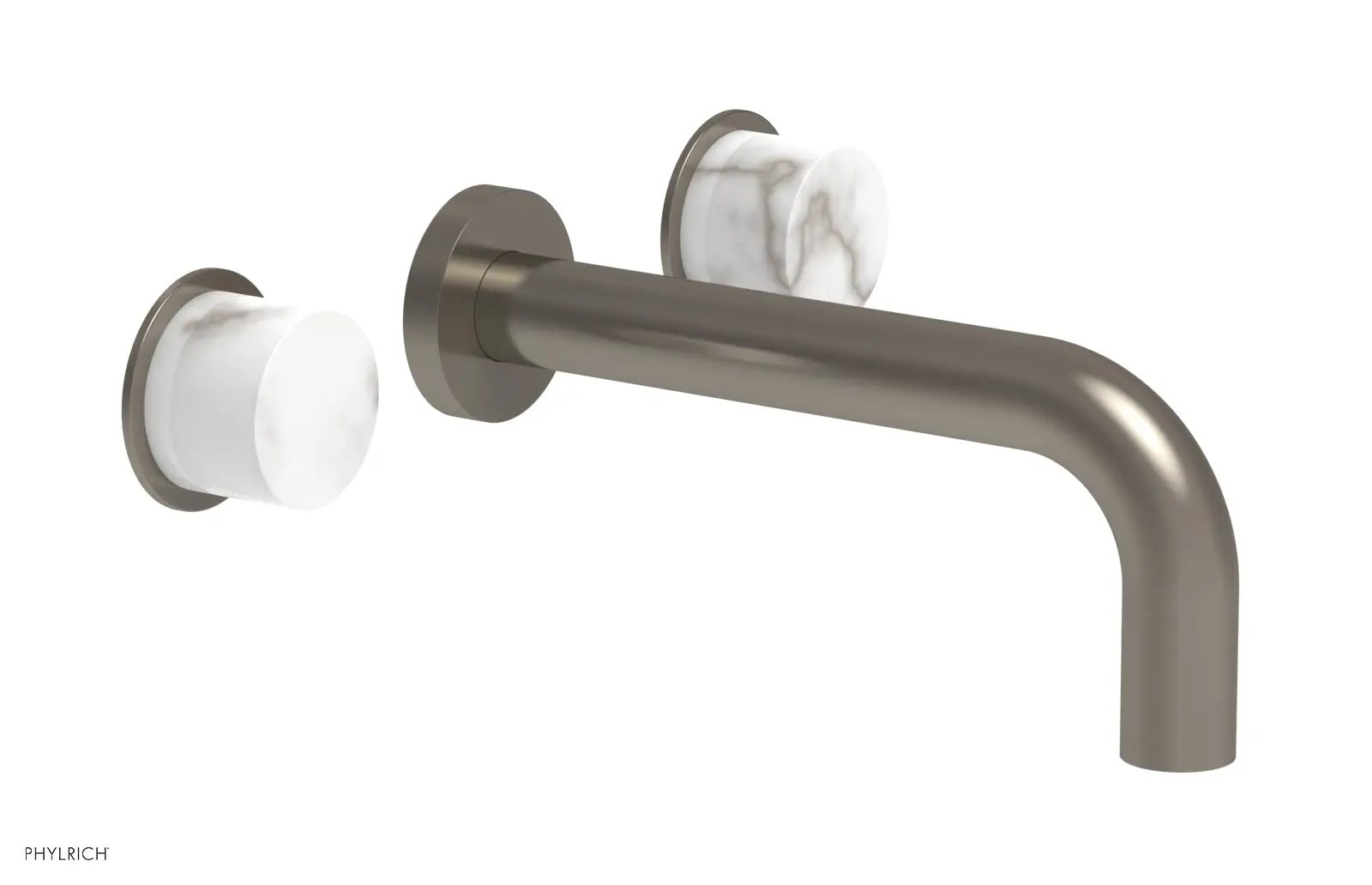 Phylrich BASIC II Wall Lavatory Set - White Marble by Phylrich