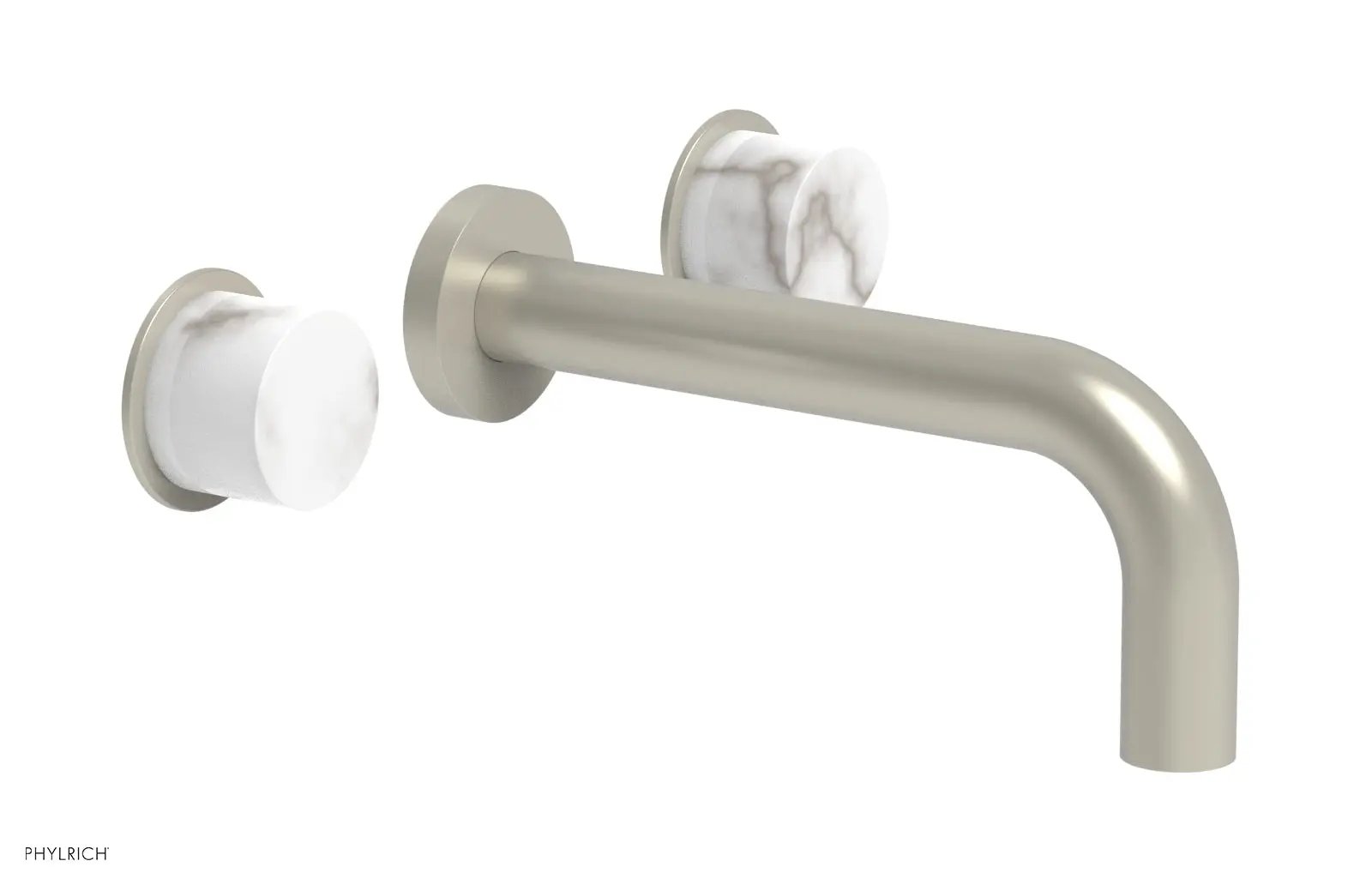 Phylrich BASIC II Wall Lavatory Set - White Marble by Phylrich