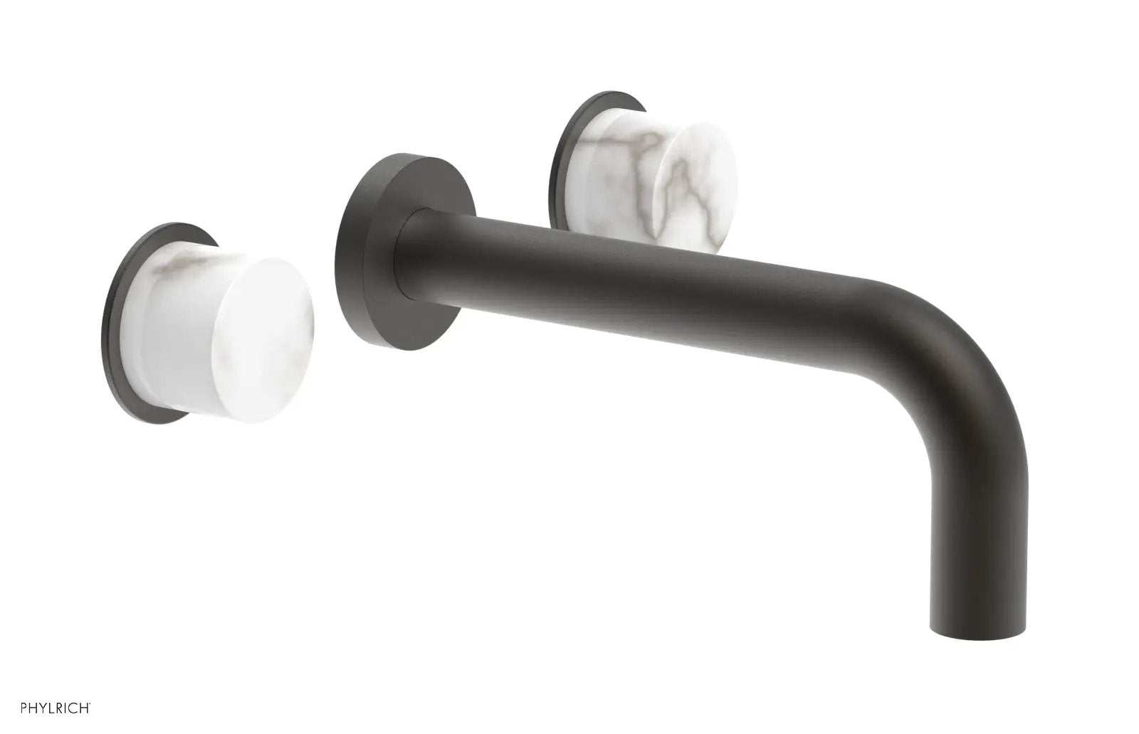 Phylrich BASIC II Wall Lavatory Set - White Marble by Phylrich