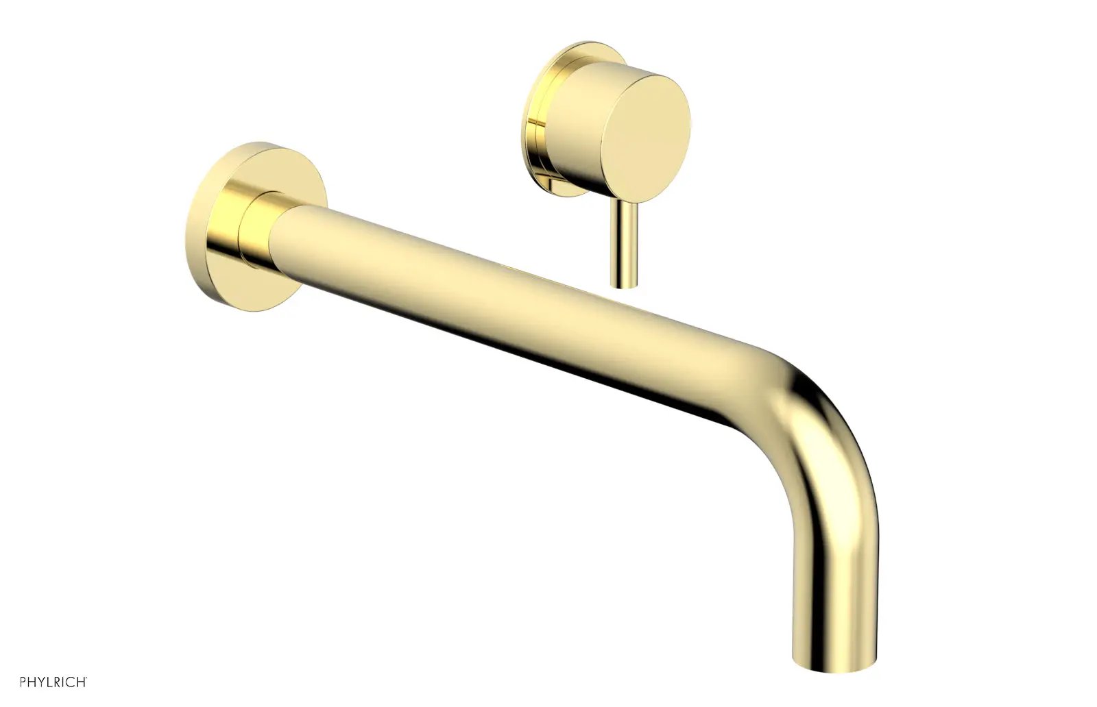Phylrich Basic II 10" Single Handle Wall Lavatory Set - Lever Handle by Phylrich
