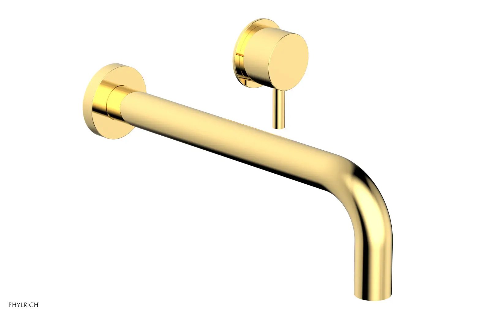 Phylrich Basic II 10" Single Handle Wall Lavatory Set - Lever Handle by Phylrich