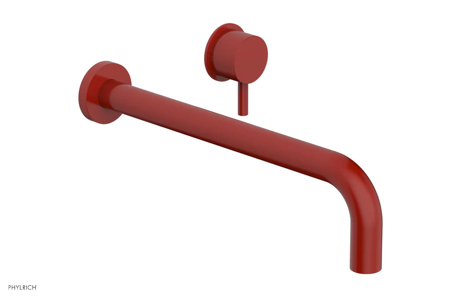 Phylrich Basic II 12" Single Handle Wall Lavatory Set - Lever Handle by Phylrich