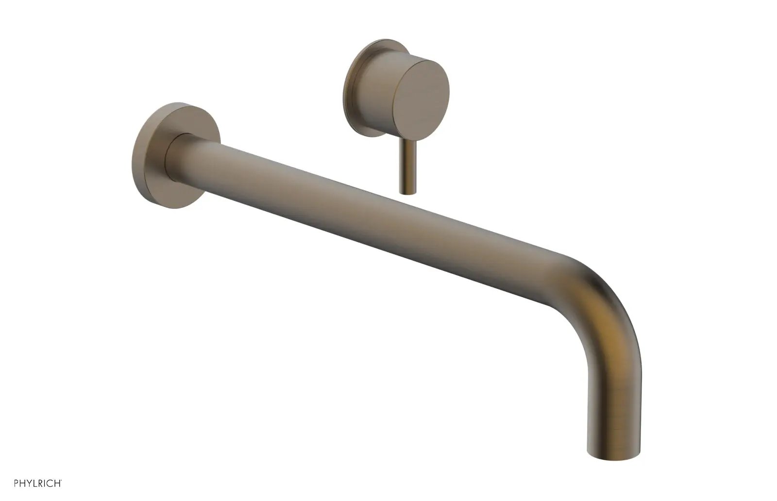 Phylrich Basic II 12" Single Handle Wall Lavatory Set - Lever Handle by Phylrich