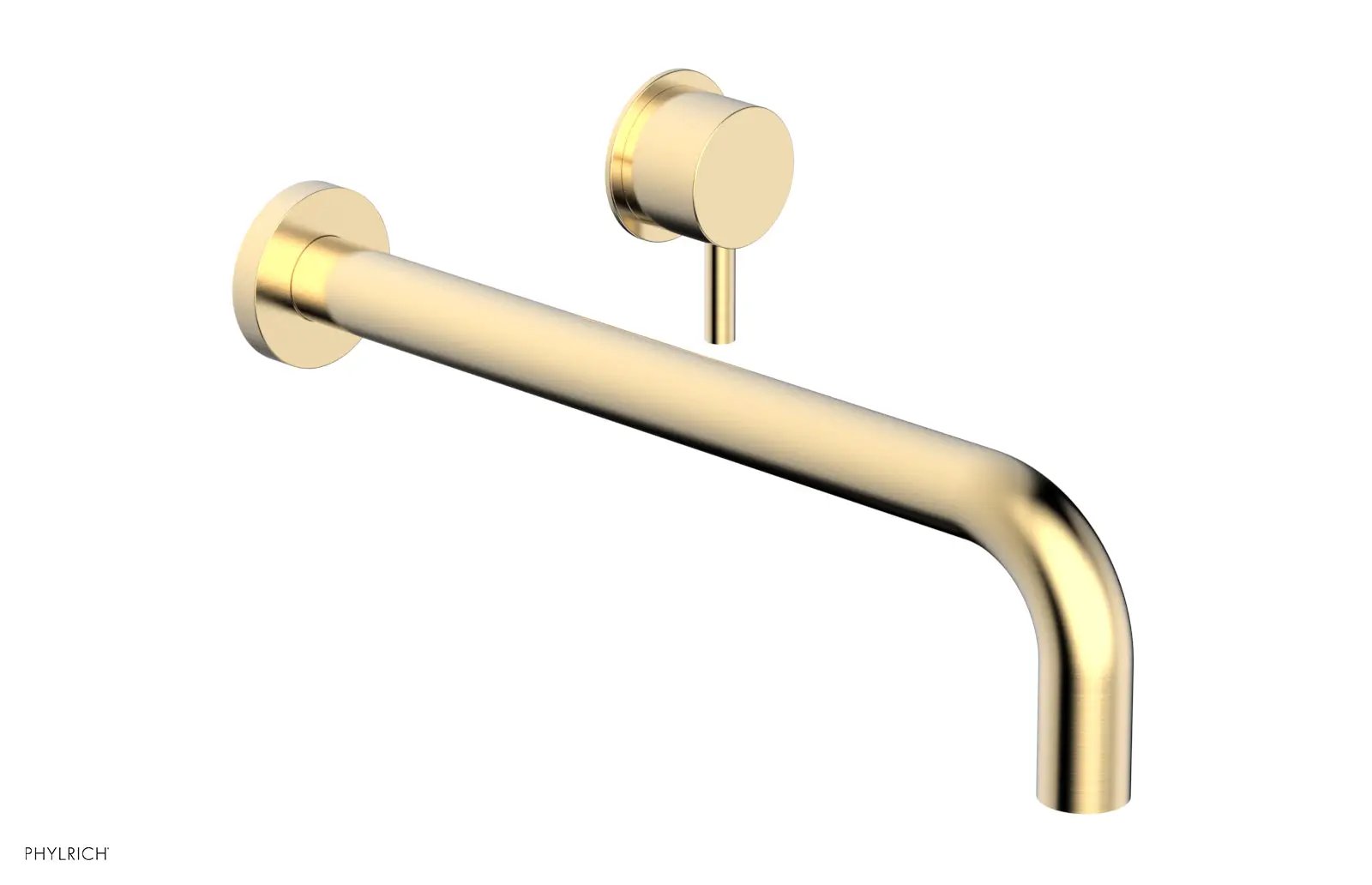Phylrich Basic II 12" Single Handle Wall Lavatory Set - Lever Handle by Phylrich