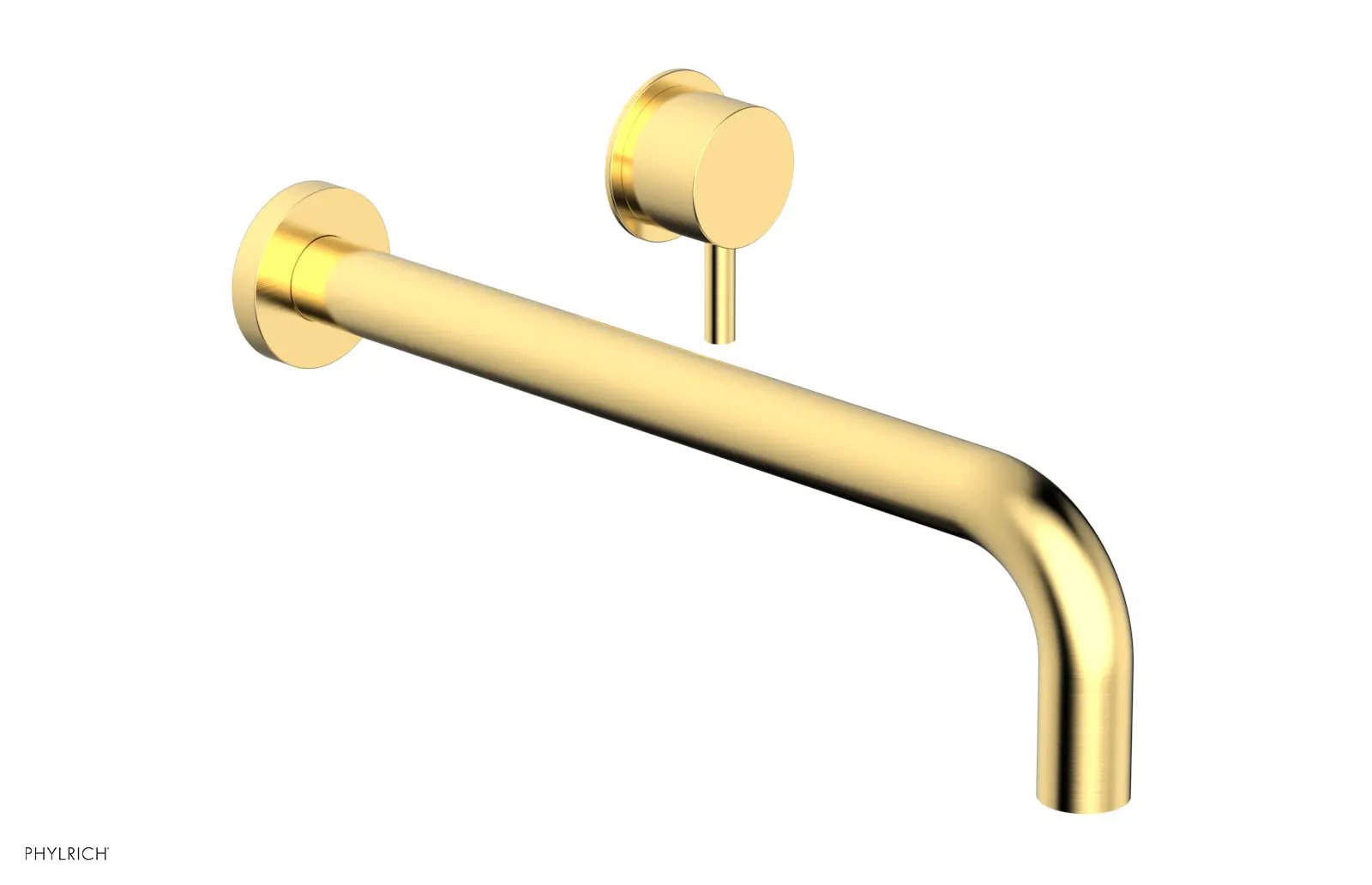 Phylrich Basic II 12" Single Handle Wall Lavatory Set - Lever Handle by Phylrich