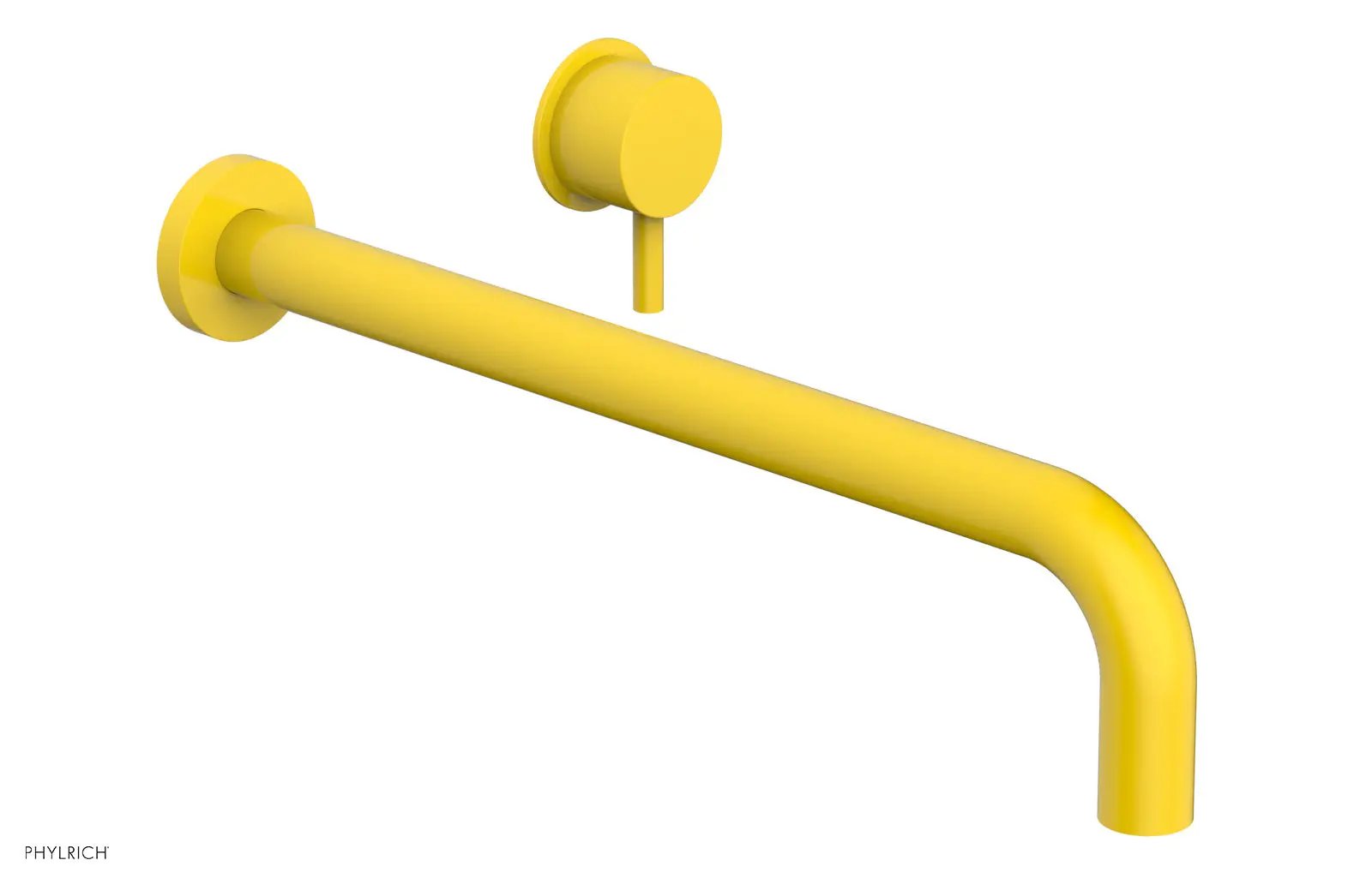 Phylrich Basic II 14" Single Handle Wall Lavatory Set - Lever Handle by Phylrich