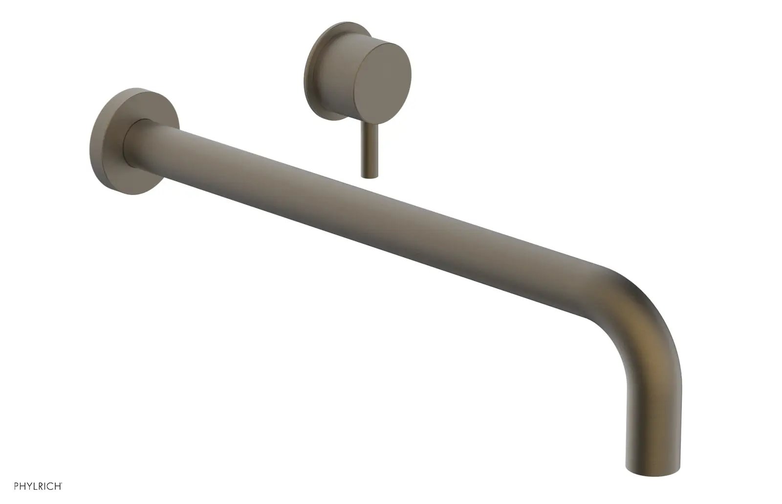 Phylrich Basic II 14" Single Handle Wall Lavatory Set - Lever Handle by Phylrich