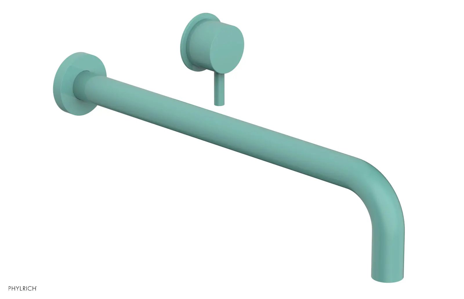Phylrich Basic II 14" Single Handle Wall Lavatory Set - Lever Handle by Phylrich