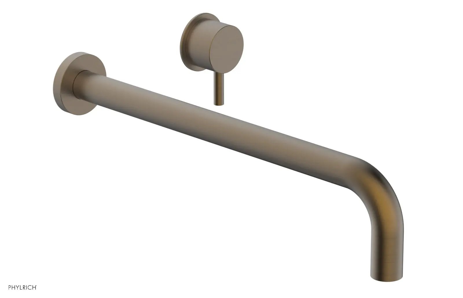 Phylrich Basic II 14" Single Handle Wall Lavatory Set - Lever Handle by Phylrich