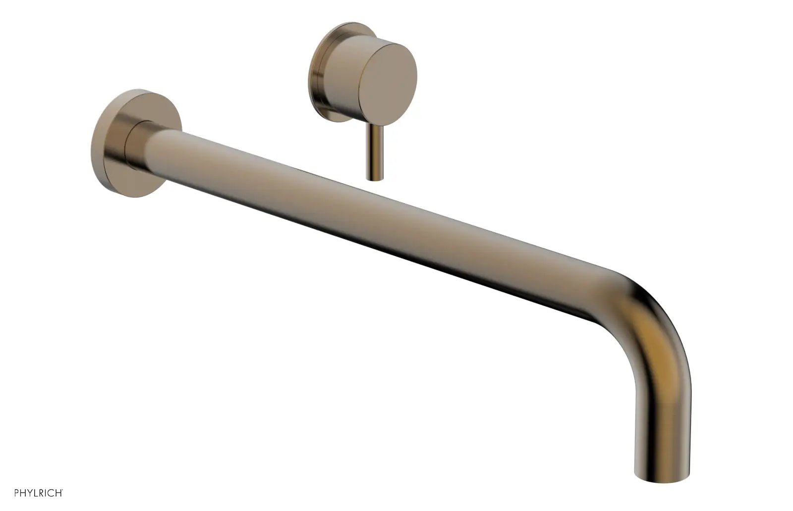 Phylrich Basic II 14" Single Handle Wall Lavatory Set - Lever Handle by Phylrich