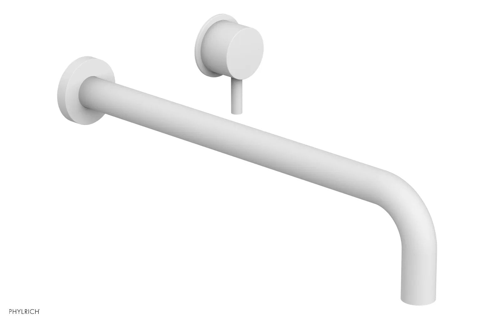 Phylrich Basic II 14" Single Handle Wall Lavatory Set - Lever Handle by Phylrich