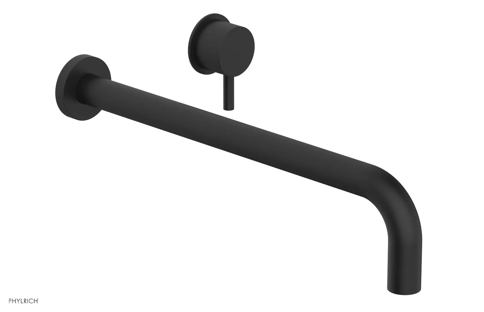 Phylrich Basic II 14" Single Handle Wall Lavatory Set - Lever Handle by Phylrich