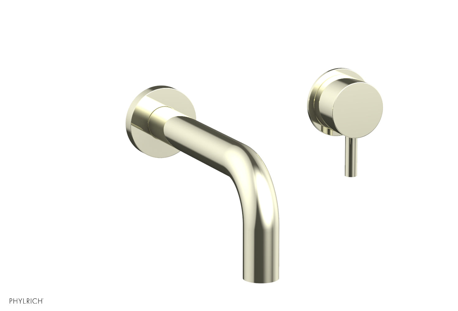 Phylrich Basic II Single Handle Wall Lavatory Set - Lever Handle