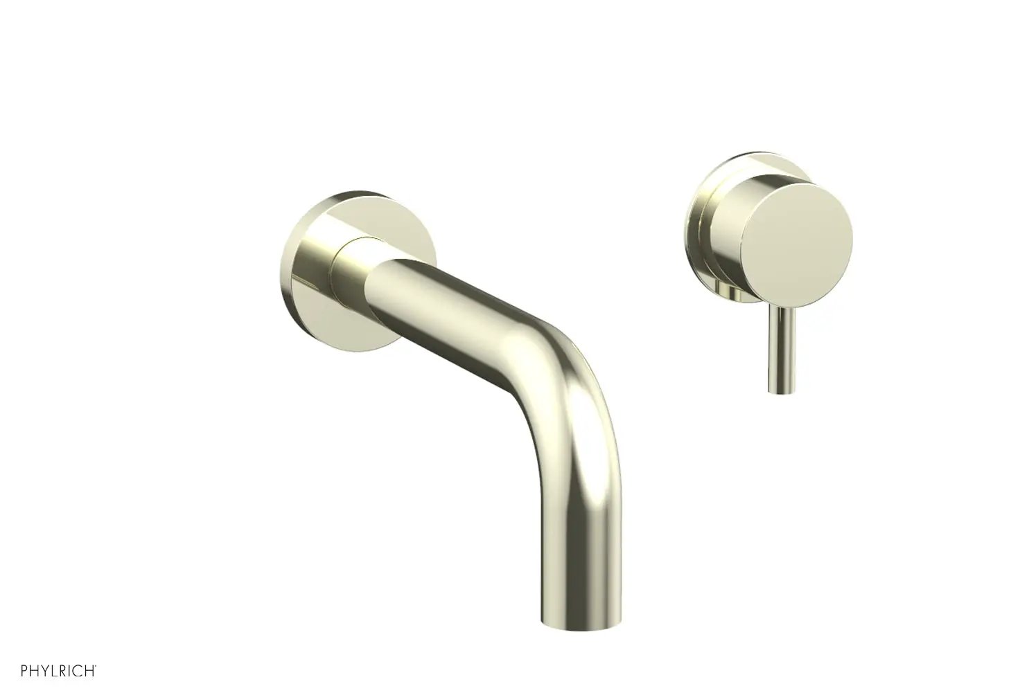 Phylrich Basic II Single Handle Wall Lavatory Set - Lever Handle by Phylrich