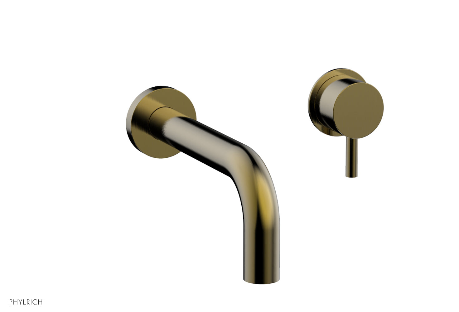 Phylrich Basic II Single Handle Wall Lavatory Set - Lever Handle