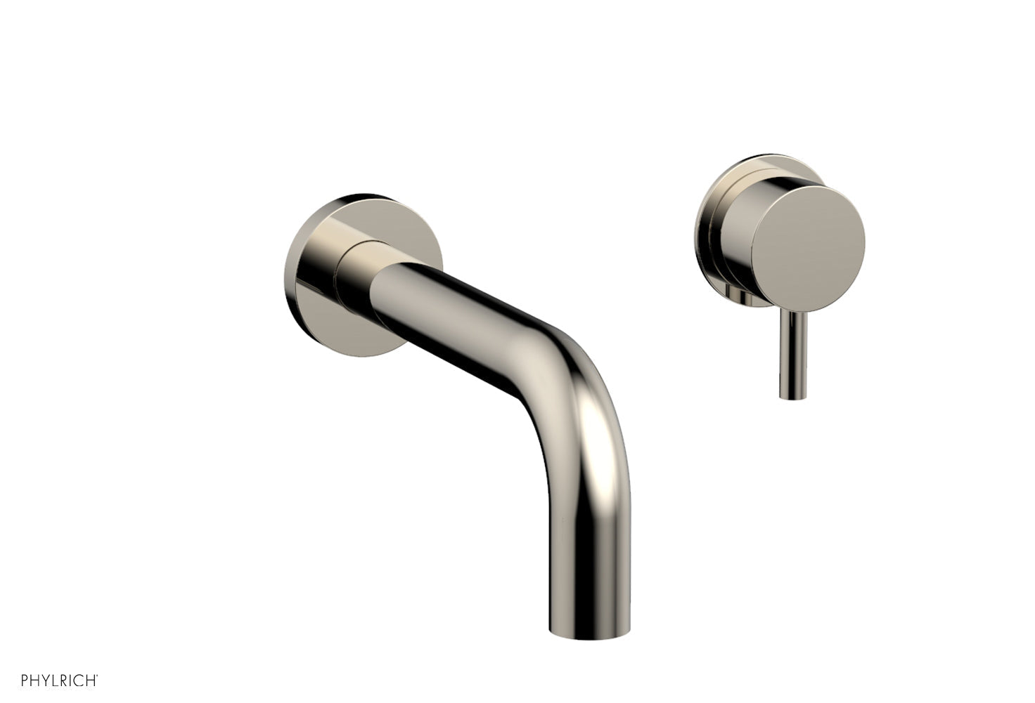 Phylrich Basic II Single Handle Wall Lavatory Set - Lever Handle