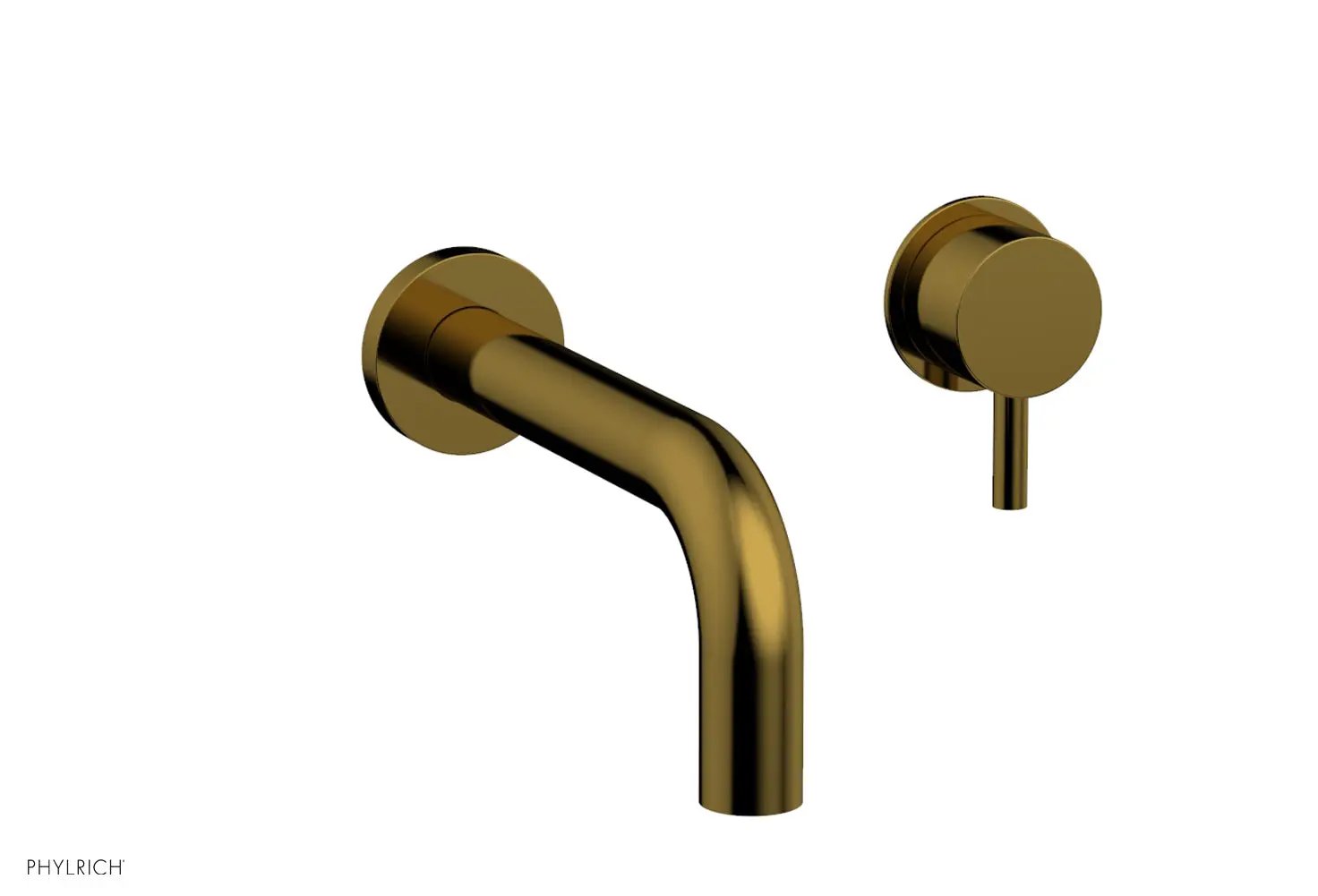 Phylrich Basic II Single Handle Wall Lavatory Set - Lever Handle by Phylrich