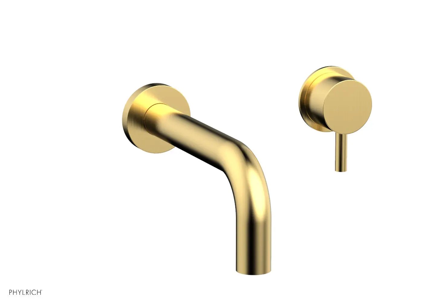 Phylrich Basic II Single Handle Wall Lavatory Set - Lever Handle by Phylrich