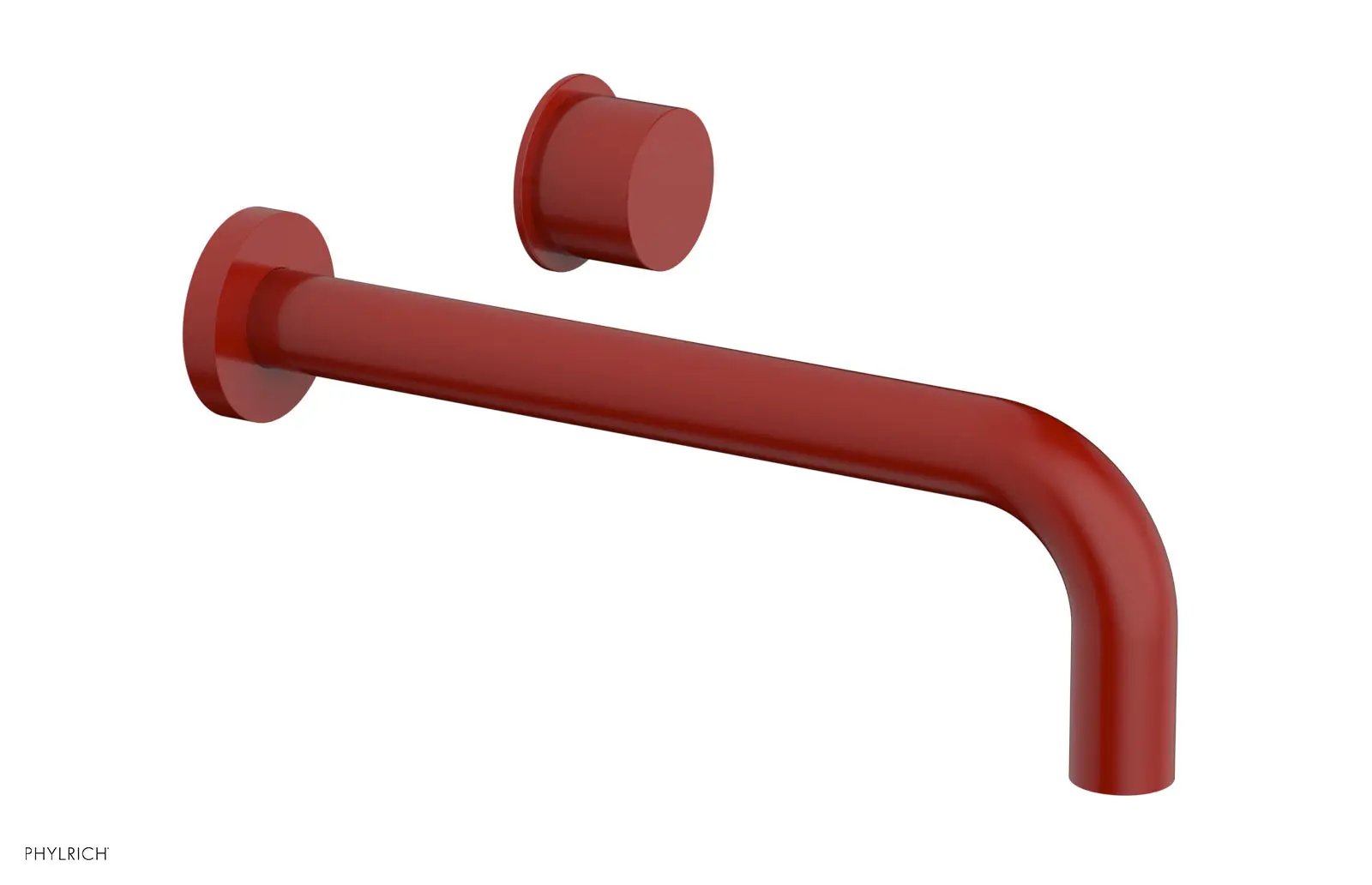 Phylrich Basic II 10" Single Handle Wall Lavatory Set - Smooth Handle by Phylrich