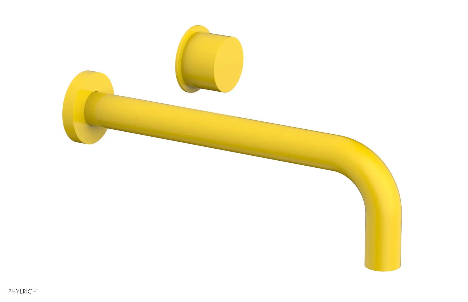 Phylrich Basic II 10" Single Handle Wall Lavatory Set - Smooth Handle by Phylrich