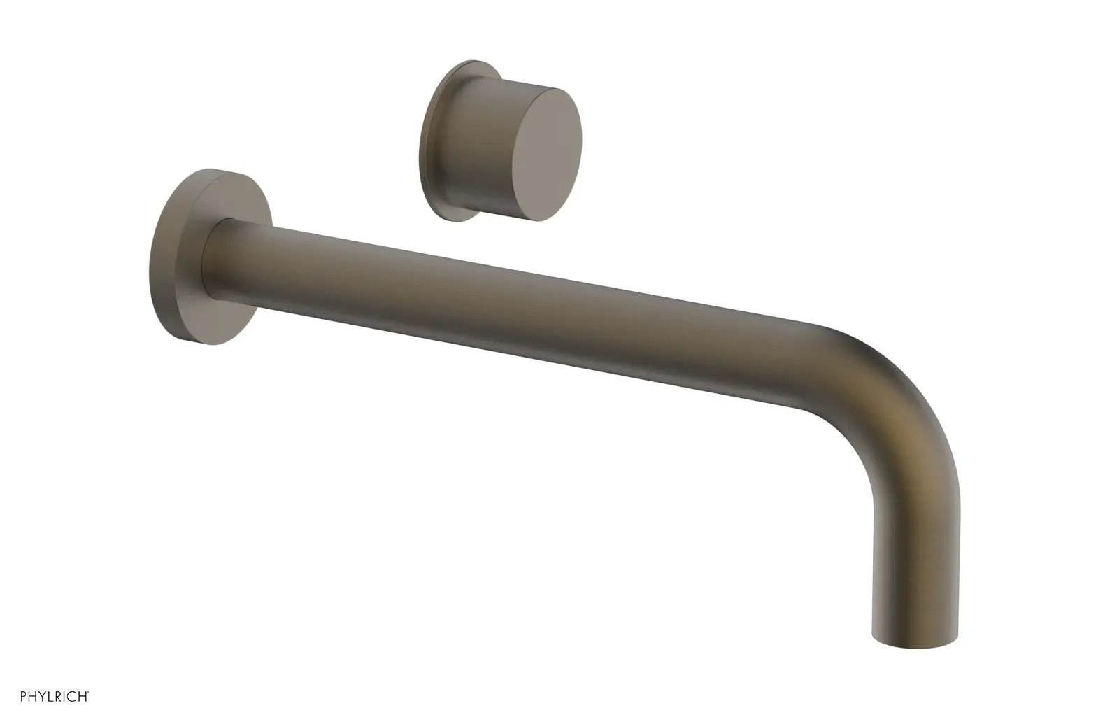 Phylrich Basic II 10" Single Handle Wall Lavatory Set - Smooth Handle by Phylrich