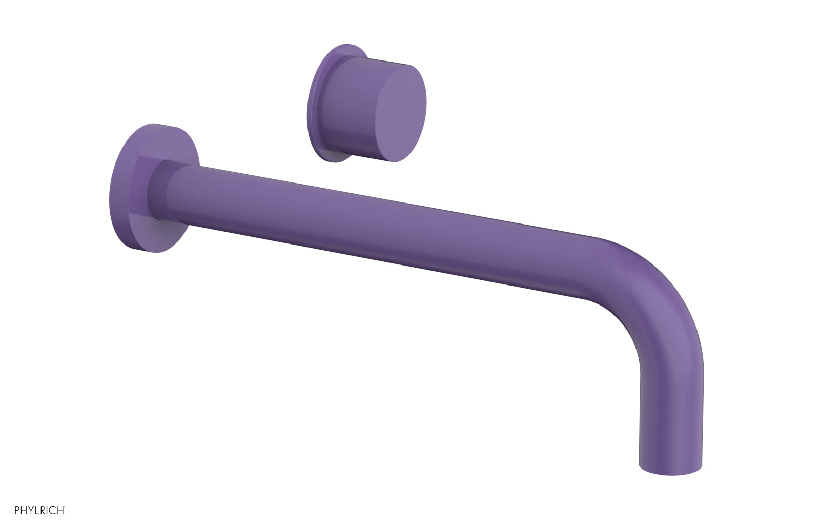 Phylrich Basic II 10" Single Handle Wall Lavatory Set - Smooth Handle