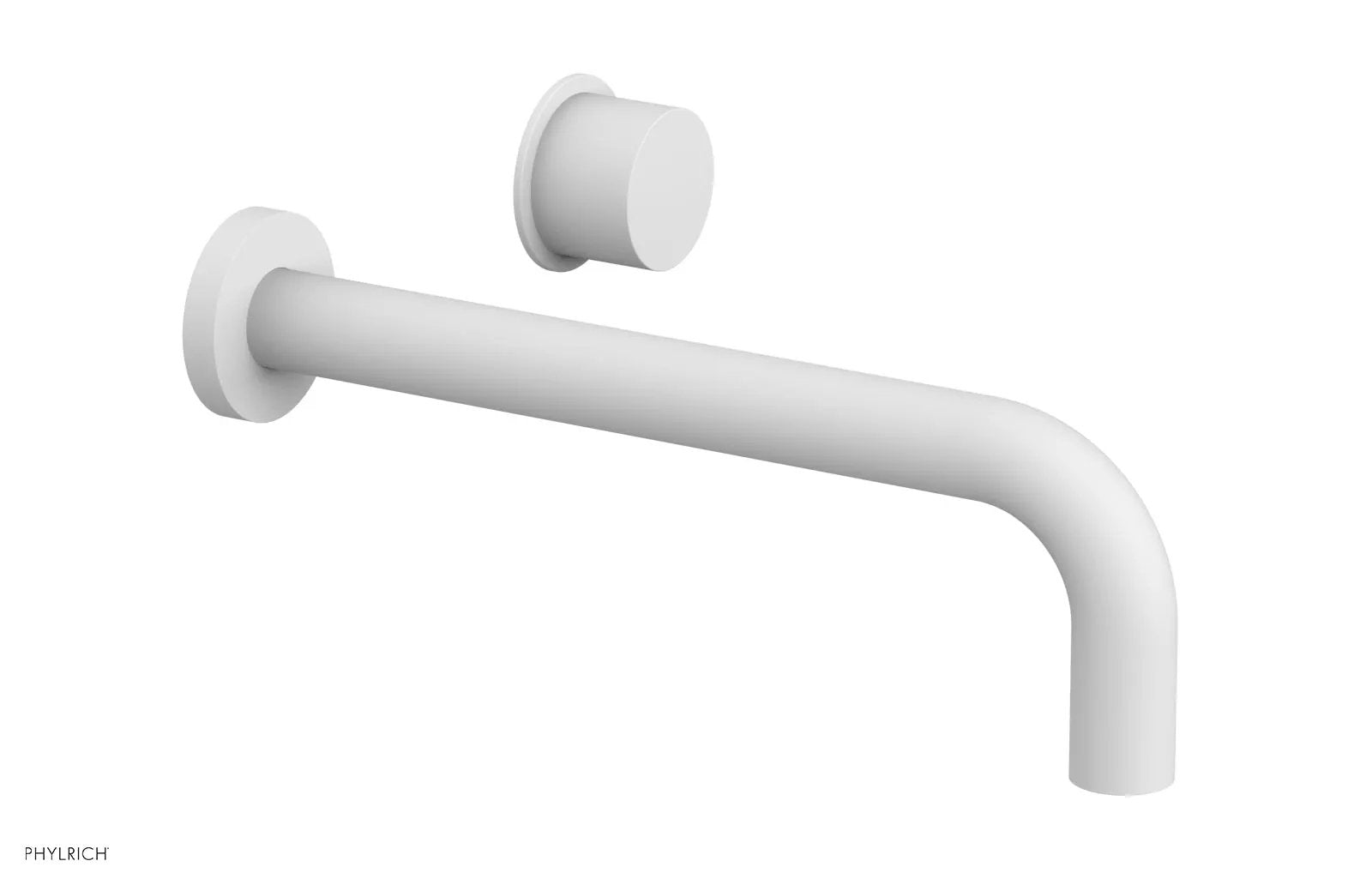 Phylrich Basic II 10" Single Handle Wall Lavatory Set - Smooth Handle by Phylrich