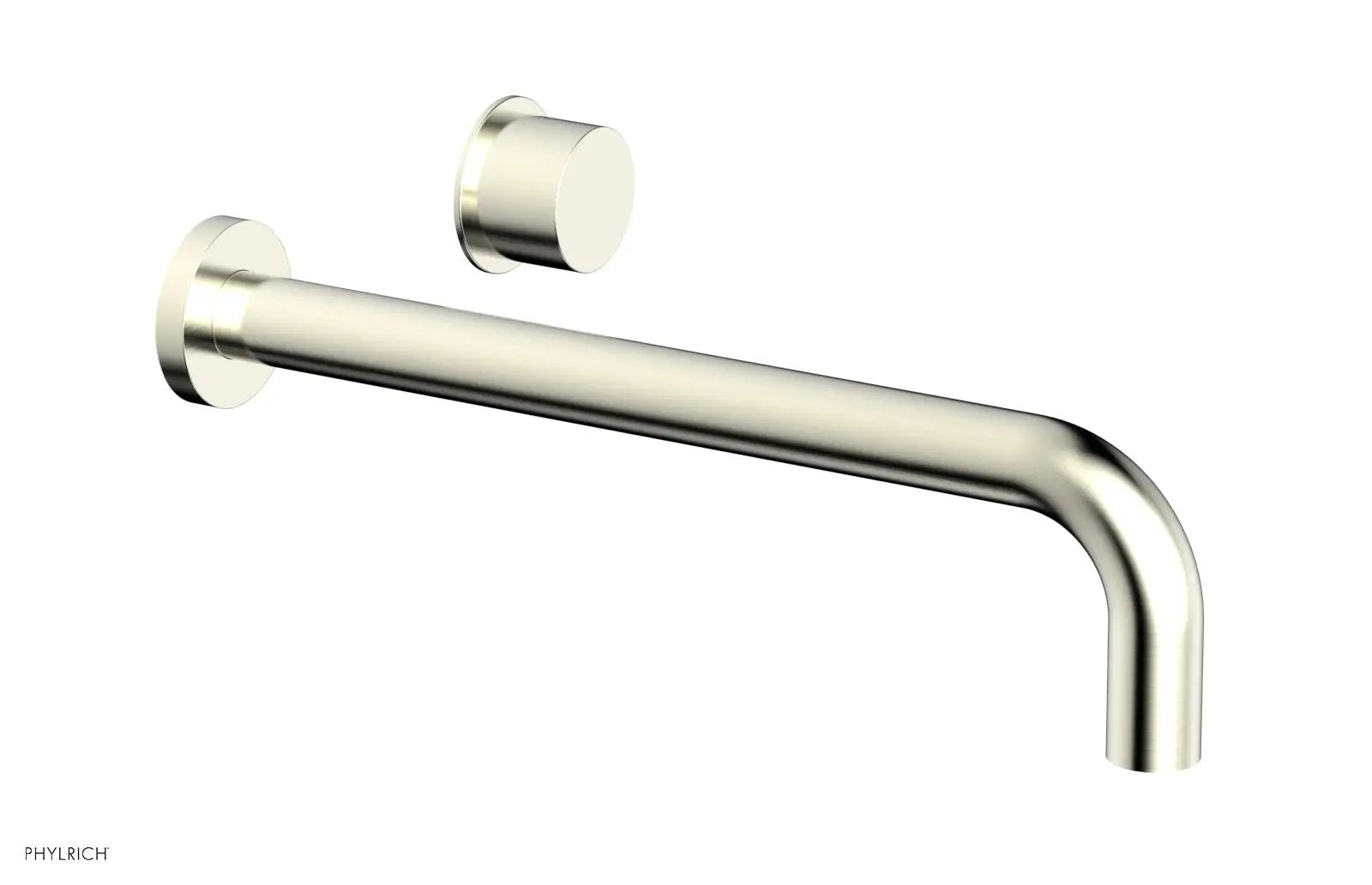 Phylrich Basic II 12" Single Handle Wall Lavatory Set - Smooth Handle by Phylrich