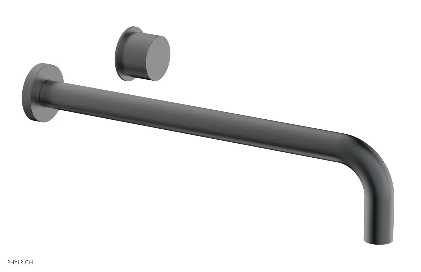 Phylrich Basic II 14" Single Handle Wall Lavatory Set - Smooth Handle by Phylrich