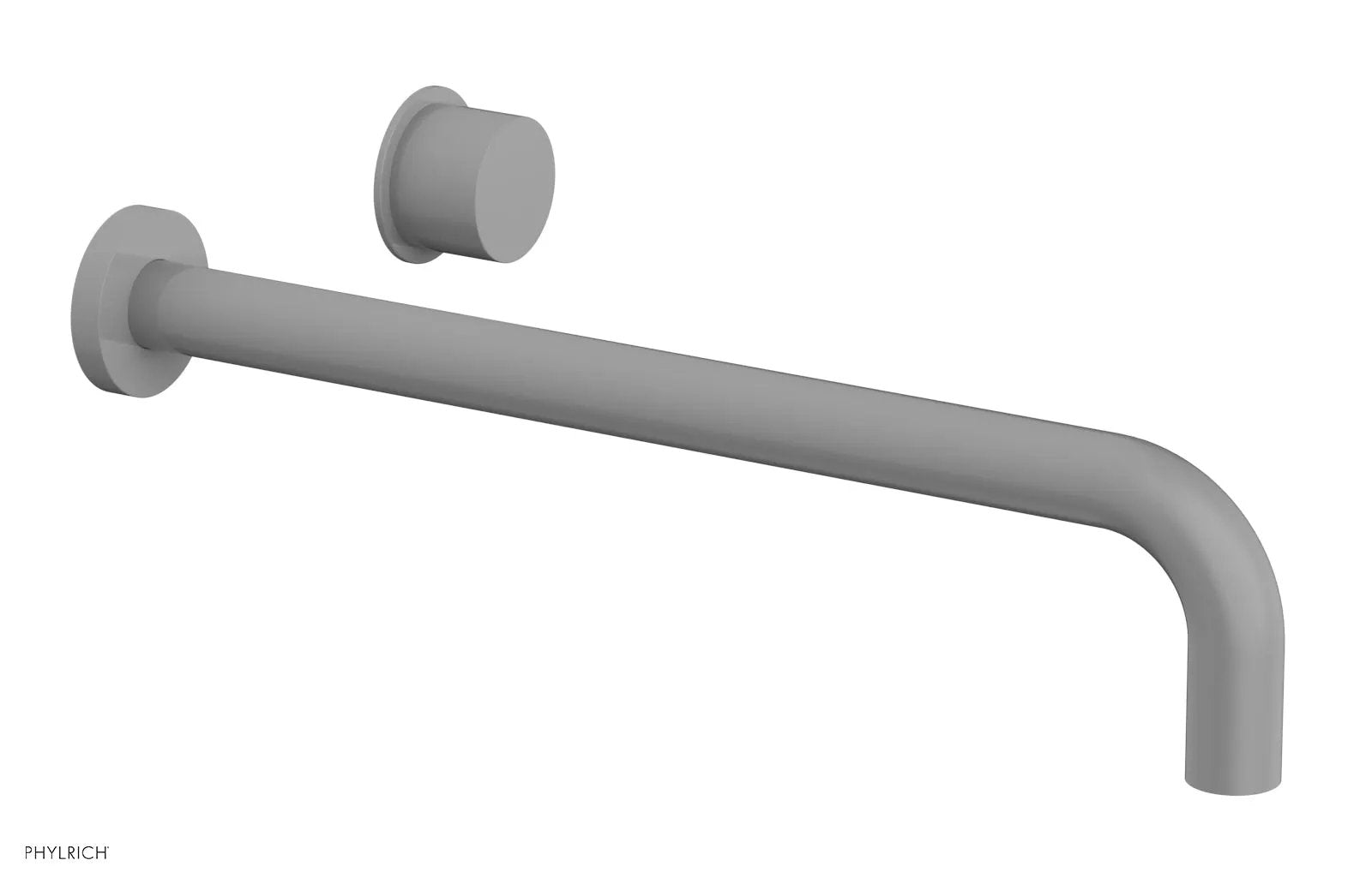 Phylrich Basic II 14" Single Handle Wall Lavatory Set - Smooth Handle by Phylrich